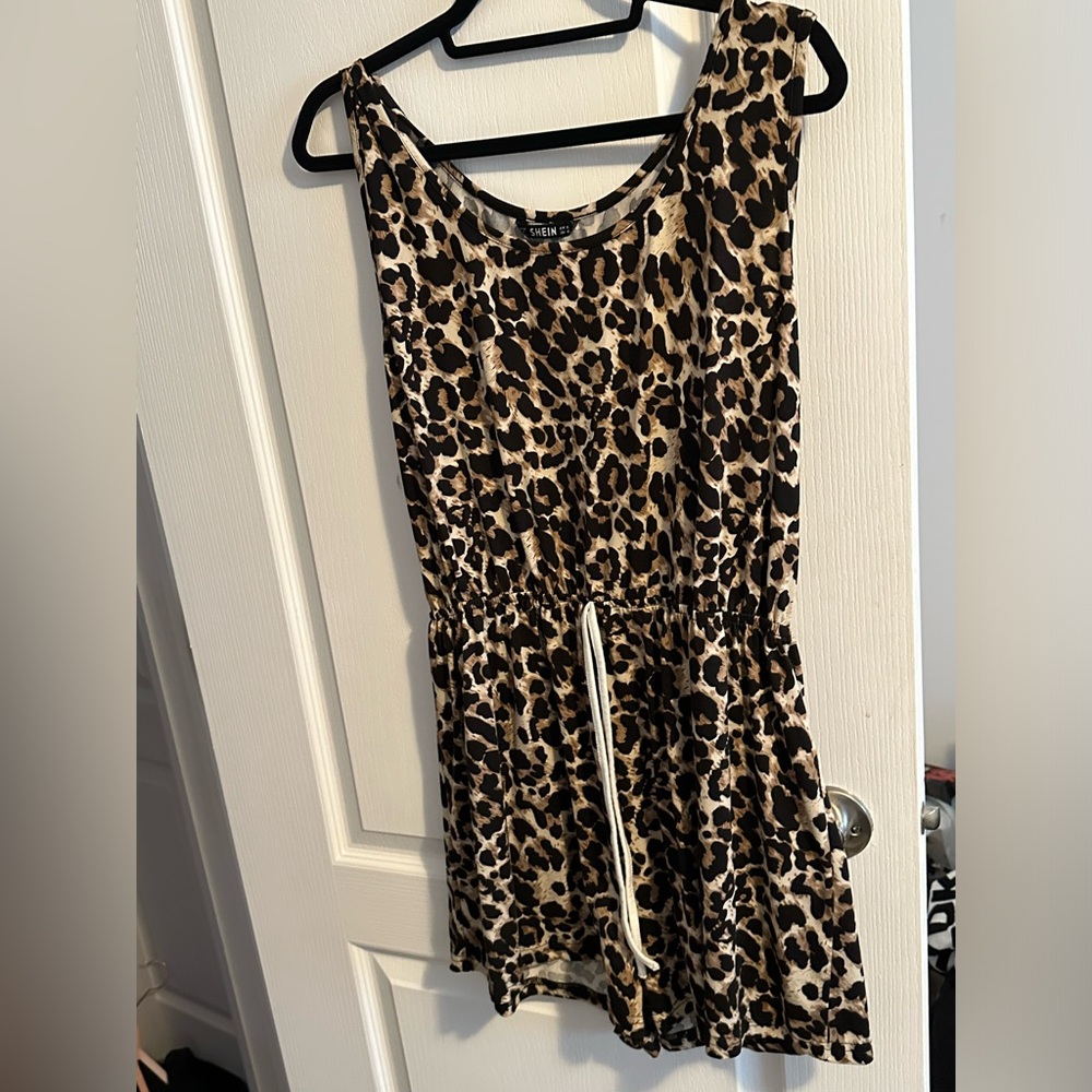 Leopard Print Romper